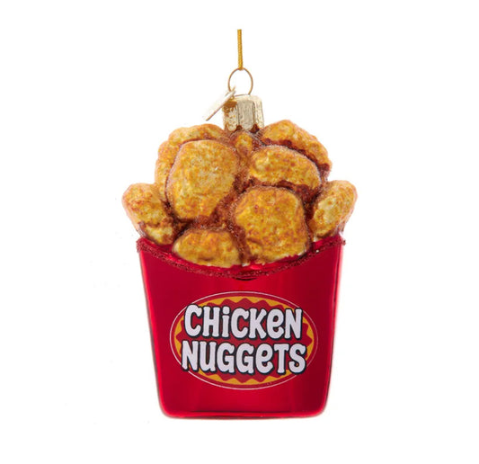Glass Chicken Nugget Ornament image 0